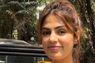 Rhea Chakraborty smiles for paps as she gets clicked outside gym