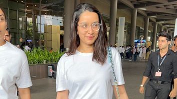 You can never go wrong with a white top & blue denims! Shraddha Kapoor at the airport