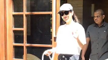 So cute! Sophie Choudry gets clicked with her little pup