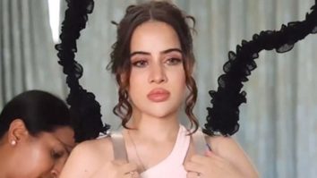 Uorfi Javed stuns in this innovative black outfit