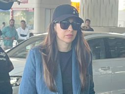 Karisma Kapoor opts for a comfy casual look at the airport