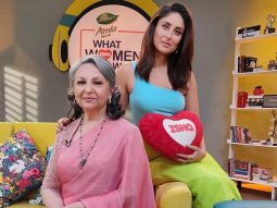 Sharmila Tagore reviews Kareena Kapoor Khan starrer Crew; says, “It is absurd, of course, beyond belief but there are three women pulling off this adventure”