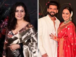 Kajol gets emotional seeing Sonakshi Sinha in crimson saree sindoor during their wedding reception