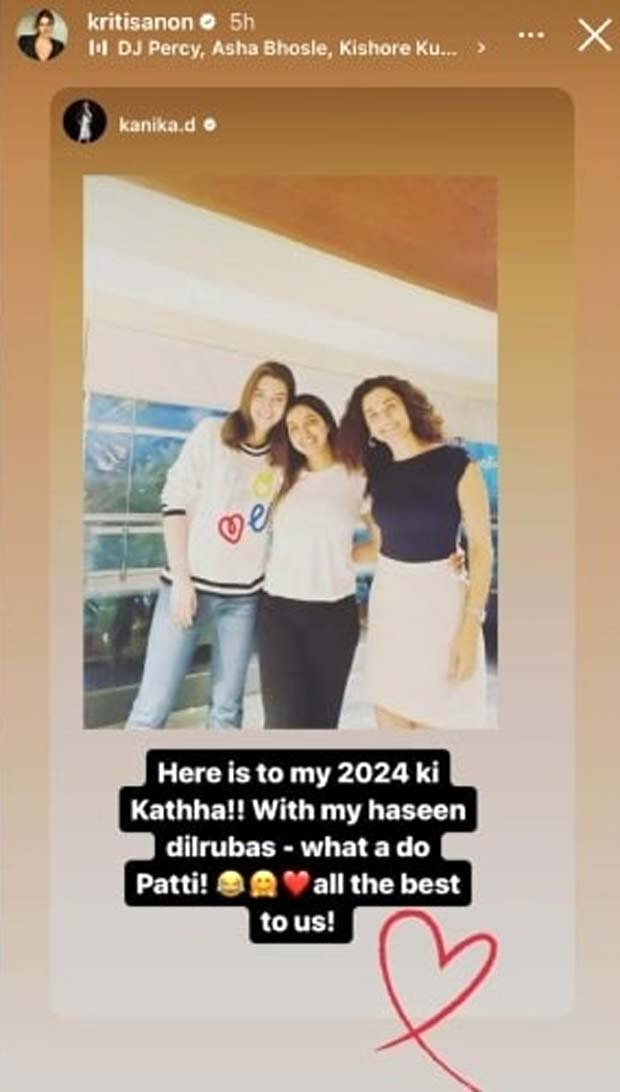 Kriti Sanon enjoys day out with Haseen Dilrubas Taapsee Pannu and Kanika Dhillon Kriti Sanon enjoys day out with Haseen Dilrubas Taapsee Pannu and Kanika Dhillon