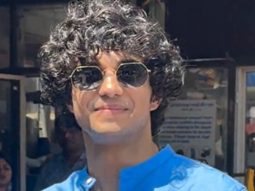 Abhay Verma flashes a cute smile for paps at Siddhivinayak temple