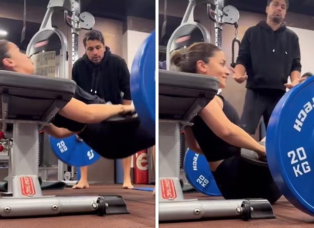 Alia Bhatt crushing leg workout with 40 kg barbell hip thrusts is pure ...