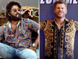 Allu Arjun reacts as Australian cricketer David Warner takes his love for Pushpa to a new level in a recent commercial