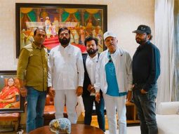 Amid bomb threats, Annu Kapoor and Hamare Baarah filmmakers meet Maharashtra CM Eknath Shinde Amid bomb threats, Annu Kapoor and Hamare Baarah filmmakers meet Maharashtra CM Eknath Shinde
