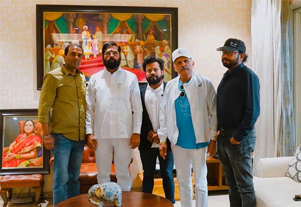 Amid bomb threats, Annu Kapoor and Hamare Baarah filmmakers meet Maharashtra CM Eknath Shinde