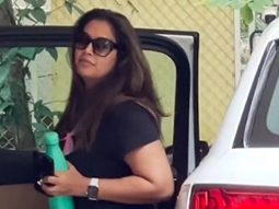 Bipasha Basu waves at paps as she gets clicked outside gym