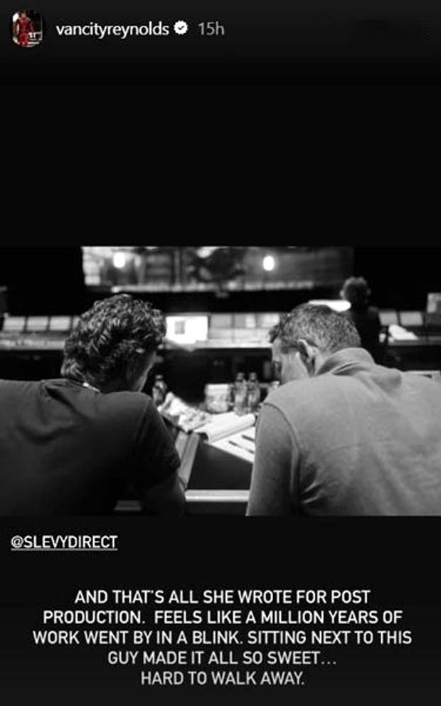 Deadpool & Wolverine Ryan Reynolds confirms post-production is complete “Feels like a million years of work went by in a blink” 