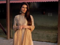 Fatima Sana Shaikh wishes Eid in silver copper outfit