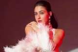 Feathers for the dramatic effect! Sara Ali Khan absolutely nails the look
