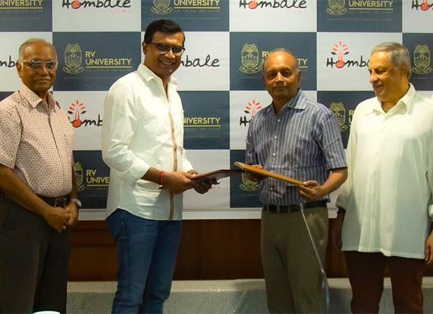 Hombale Films teams up with RV University to launch the School of Film, Media and Creative Arts