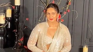 Huma Qureshi arrives for Sonakshi Sinha & Zaheer Iqbal’s reception in a lehenga