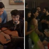 INSIDE PICS Varun Dhawan croons ‘Tanha Dil’; Stree 2 star Shraddha Kapoor stuns in red; Sunny Kaushal films Sharvari Wagh dancing during Munjya success bash, watch videos