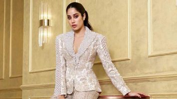 Janhvi Kapoor looks ‘striking’ and ‘sparkling’ in pearl and muted gold sequin blazer and trousers