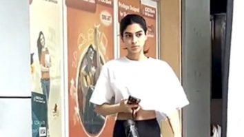 Khushi Kapoor gets clicked by paps post workout session outside her gym