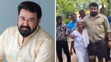 Mohanlal wins hearts with this cute conversation he has with an old lady on the sets of L360