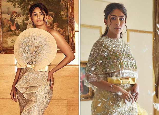 Mrunal Thakur looks like a princess in Falguni Shane Peacock India outfits 