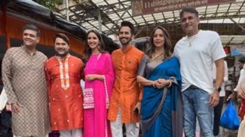 Nikita Dutta seeks blessings at Siddhivinayak Temple in her bright pink outfit
