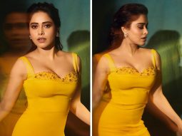 Nushrratt Bharuccha looks stunning in yellow bodycon dress