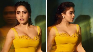 Nushrratt Bharuccha looks stunning in yellow bodycon dress