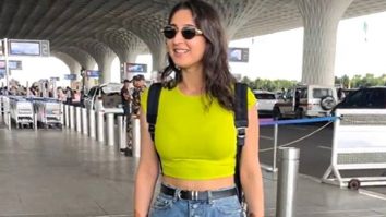 Oh so sweet! Dhvani Bhanushali dances with a fan on her viral ‘Thank you God’ song as she gets papped at the airport