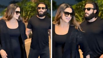 Parents-to-be Deepika Padukone and Ranveer Singh twin in all-black as they jet off to London in style, see pics and video
