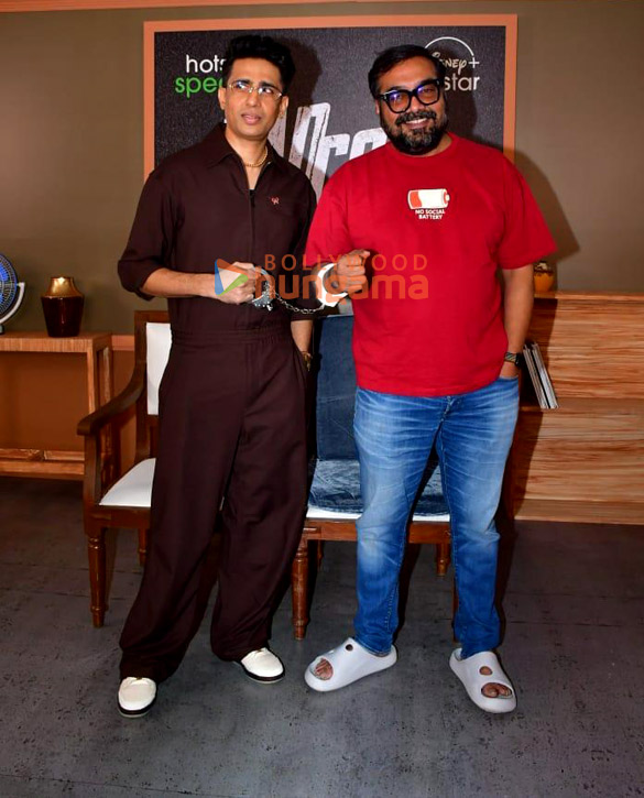 photos gulshan devaiah and anurag kashyap snapped promoting bad cop 2
