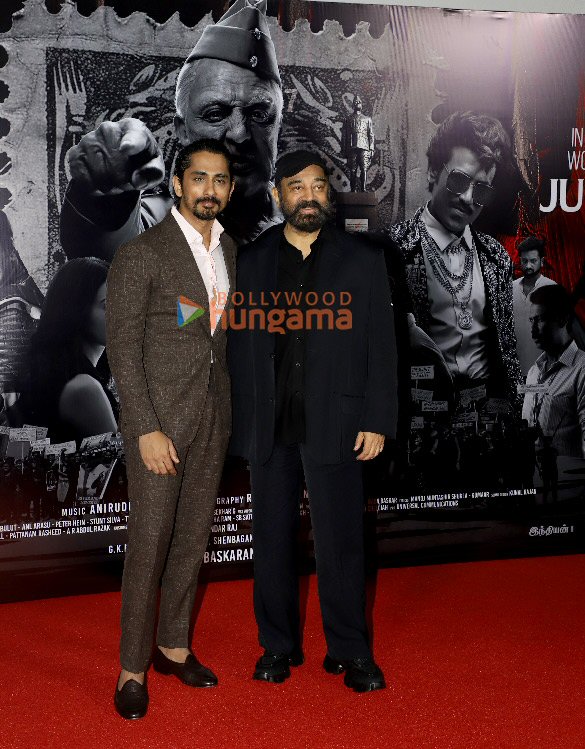 photos kamal haasan siddharth s shankar attend the trailer launch of hindustani 2 3