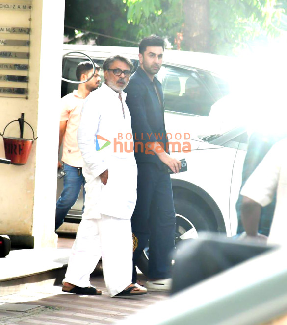 Photos: Ranbir Kapoor snapped at Sanjay Leela Bhansali’s house