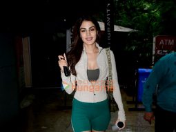Photos: Rhea Chakraborty snapped outside the gym in Pali Hill