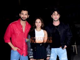 Photos: Rohit Saraf, Pashmina Roshan and Jibraan Khan snapped promoting their film Ishk Vishk Rebound
