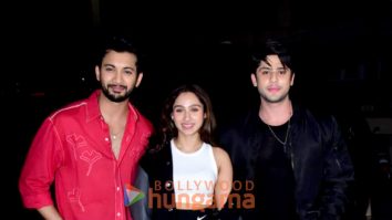 Photos: Rohit Saraf, Pashmina Roshan and Jibraan Khan snapped promoting their film Ishk Vishk Rebound