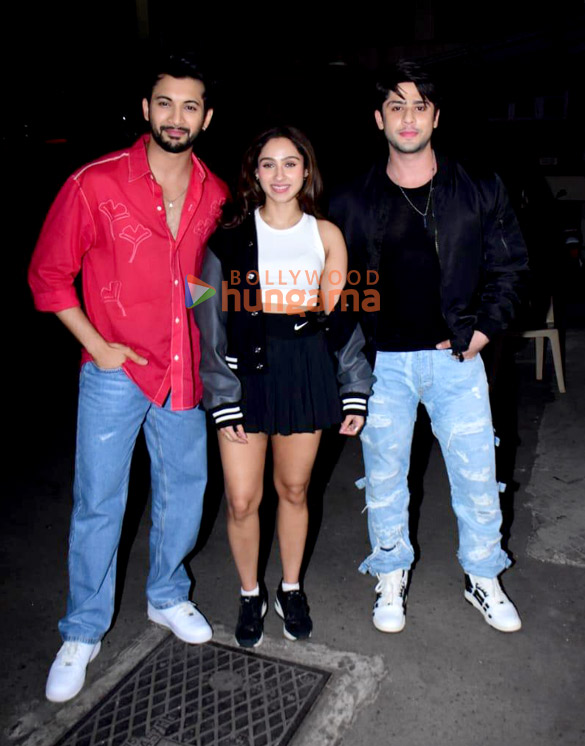 Photos: Rohit Saraf, Pashmina Roshan and Jibraan Khan snapped promoting their film Ishk Vishk Rebound | Parties & Events