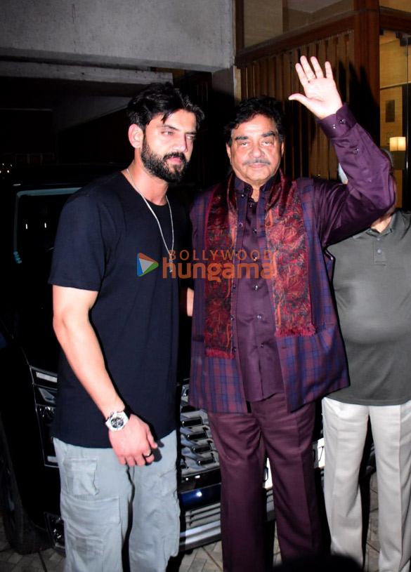 photos shatrughan sinha snapped with zaheer iqbal in bandra 5