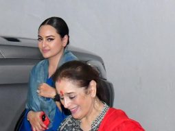 Photos: Sonakshi Sinha and Poonam Sinha snapped at their residence ahead of the wedding
