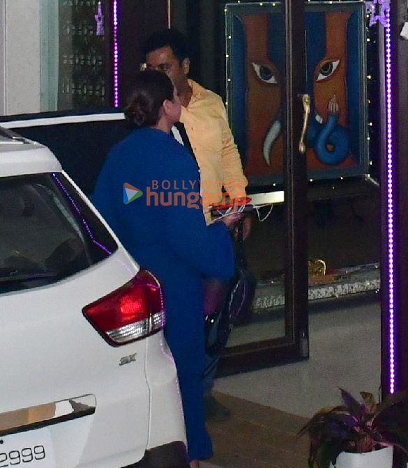 photos sonakshi sinha and poonam sinha snapped at their residence ahead of the wedding 2