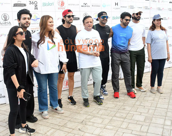 photos sunny kaushal taha shah badussha aditya seal and others attend bhamla foundations green ride cyclothon in bandra 1