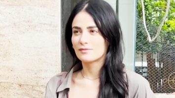 Radhika Madan is all smiles as she poses for paps in a casual look