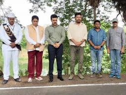 Ram Charan and the rest of the Game Changer team pay their respects to Ramoji Rao