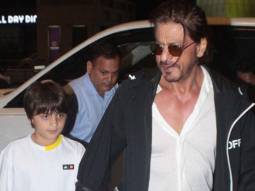 Ruling our hearts! King Khan gets clicked with his family at the airport