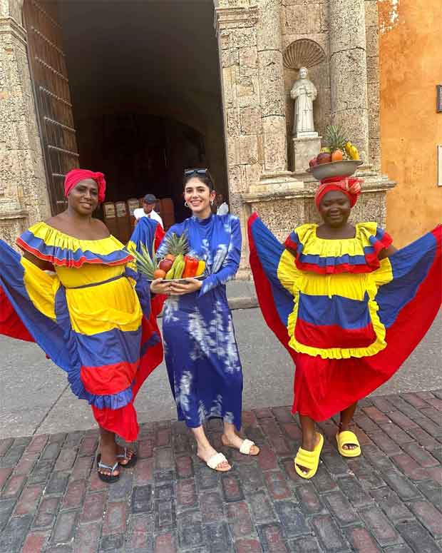 A peek into Sanjana Sanghi's Colombian vacation featuring art, style, and Cartagena vibes