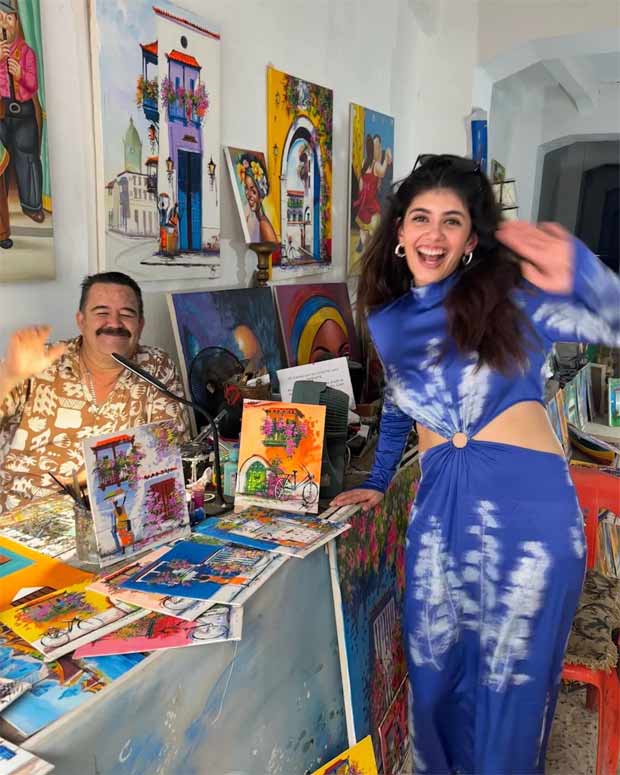 A peek into Sanjana Sanghi's Colombian vacation featuring art, style, and Cartagena vibes