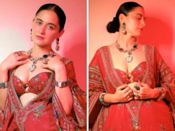 Sanjeeda Shaikh looks magnificent in Kaftan outfit paired with bralette