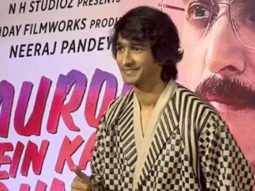 Shantanu Maheshwari poses for paps at ‘Auro Mein Kahan Dum Tha’ trailer launch