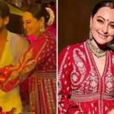 Sonakshi Sinha embraces traditional with modern twist for third wedding look – Anita Dongre zardozi embroidery kurta worth Rs. 2.55 lakh