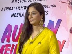 Tabu poses for paps as she attends ‘Auro Mein Kahan Dum Tha’ trailer launch