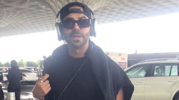 The award for coolest airport look goes to Aparshakti Khurana